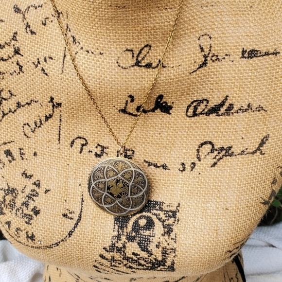 Damascene‎ vintage necklace - Picture 2 of 5